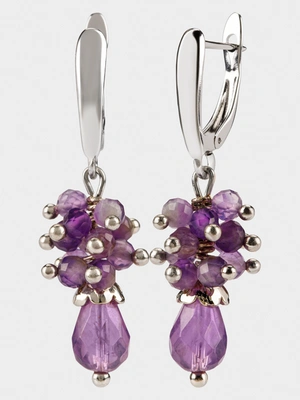 Серьги Сияние Аметиста