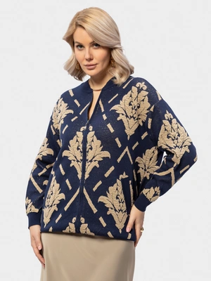 Жакет-бомбер с орнаментом