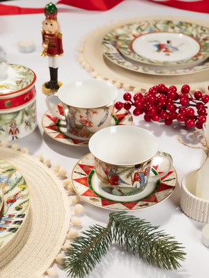 Чайный набор Щелкунчик на 2 персоны