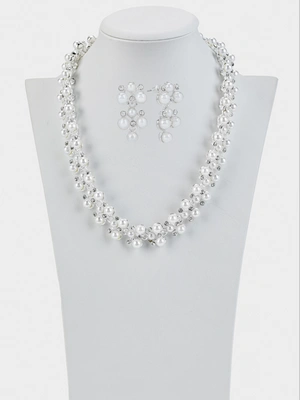 Комплект Совершенство колье и серьги