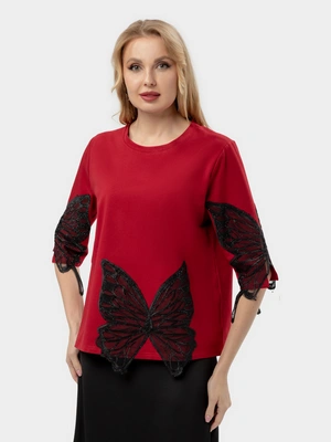 Джемпер с аппликацией