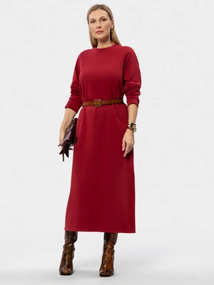 Трикотажное платье миди