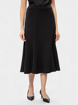 Юбка шерстяная годе