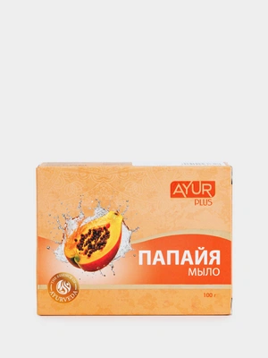 Мыло туалетное Папайя, 100 гр