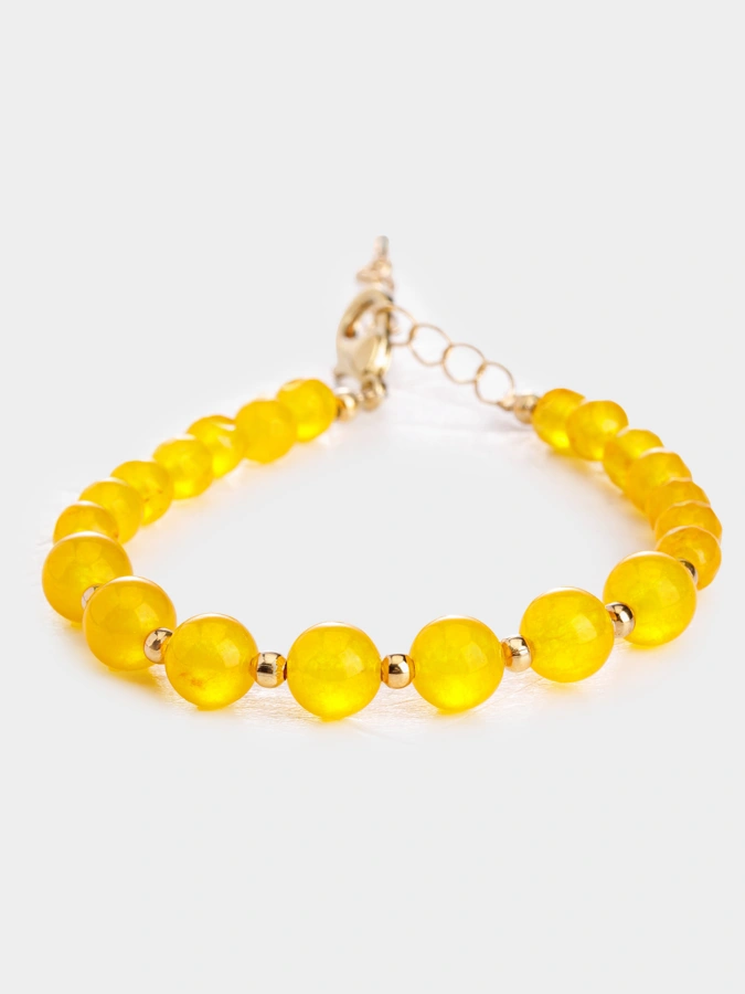 Браслет Солнечный халцедон