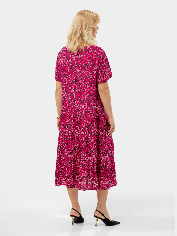 Платье с анималистичным принтом