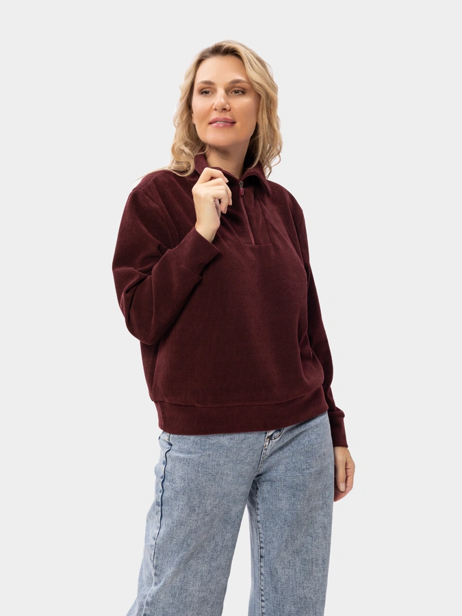 Джемпер с молнией