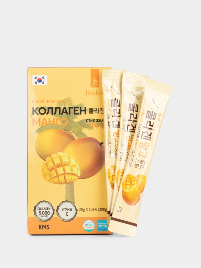 Манговое желе в стиках, 1 упаковка