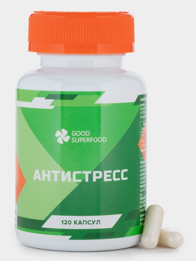 Антистресс, 1 упаковка, 120 капсул