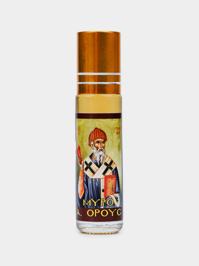 Икона Святой Спиридон, ладанка, миро