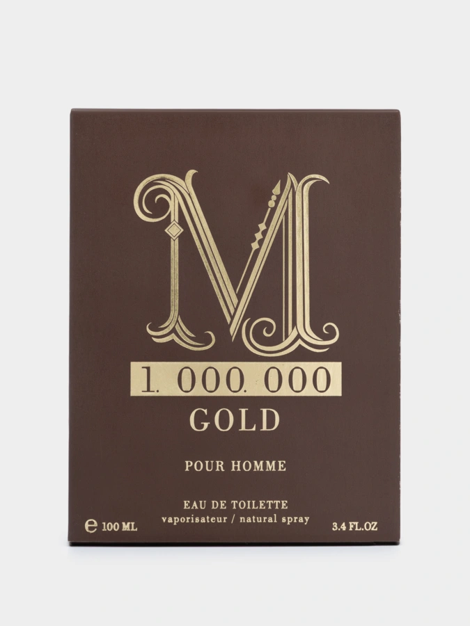 Духи мужские Million Gold древесно-цитрусовые, 50 мл