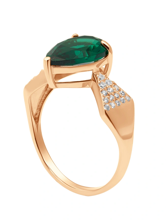 Кольцо Наноизумруд