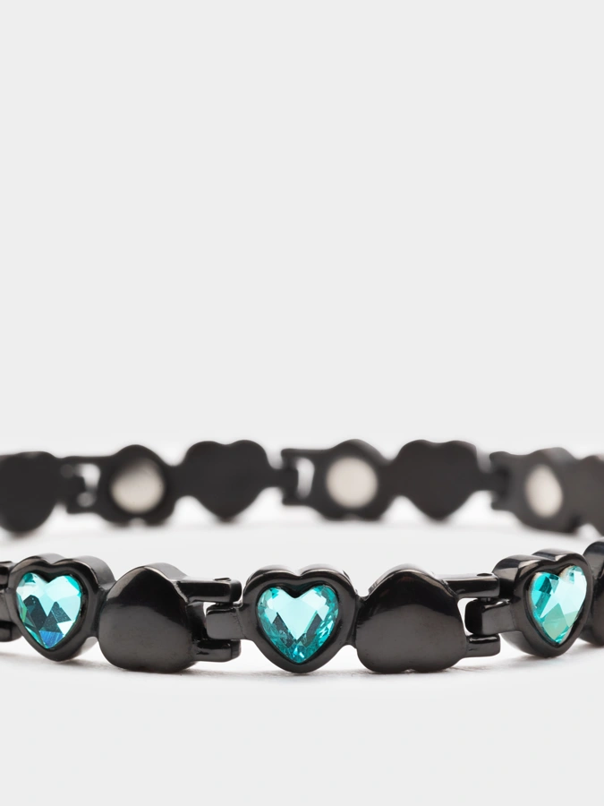 Браслет стальной с магнитными вставками Мальвина