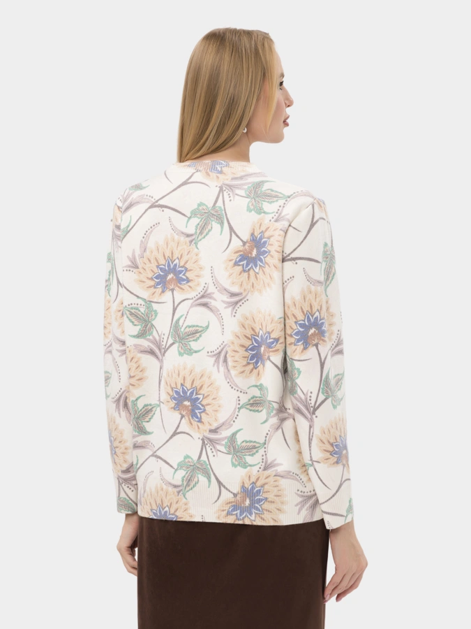 Кардиган с флоральным принтом