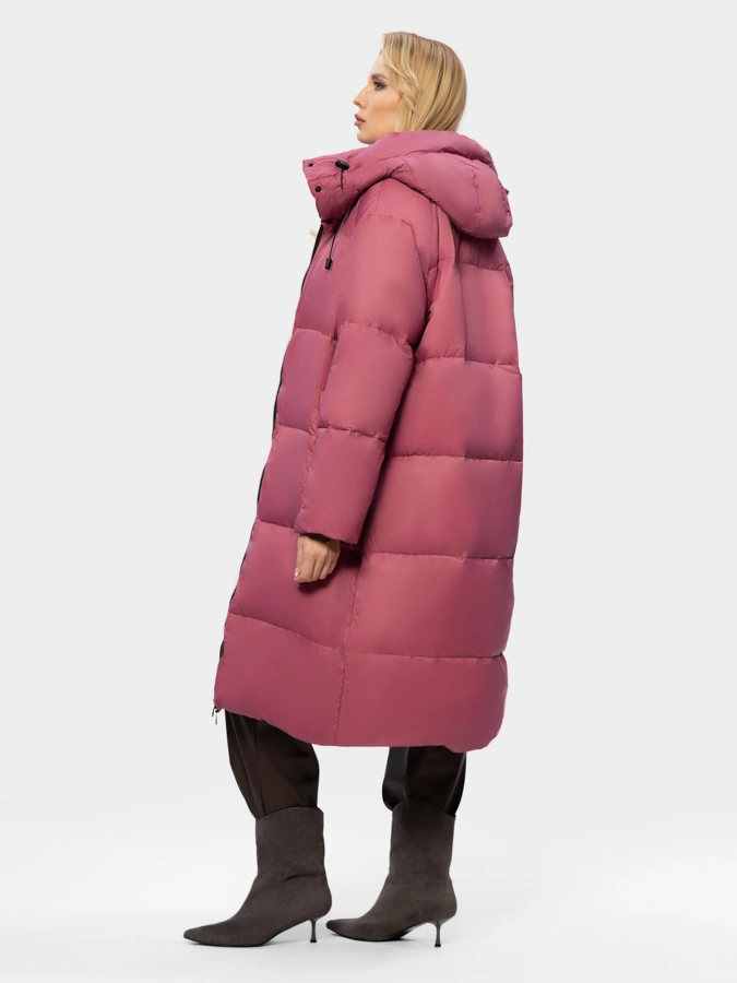 Пуховик длинный