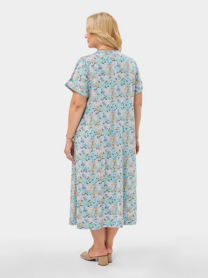 Платье мод.2146/3 (60), Голубой
