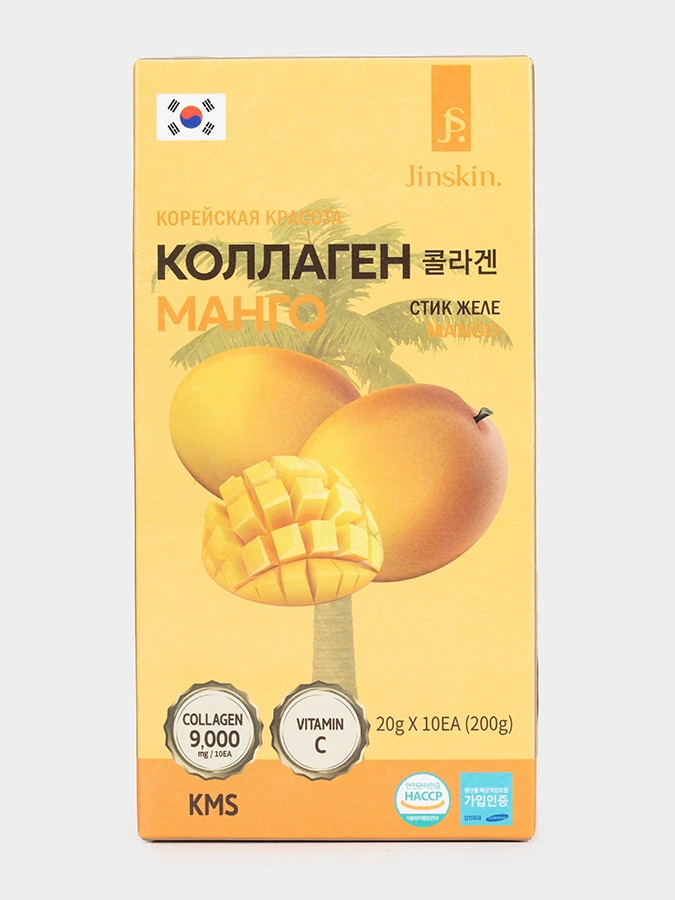 Манговое желе в стиках, 3 упаковки