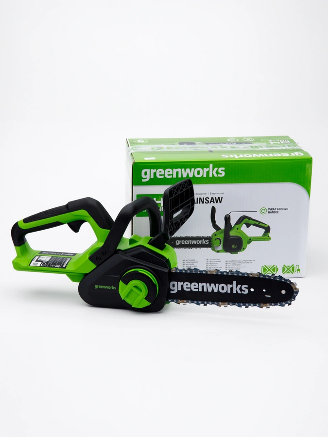 Цепная пила аккумуляторная Greenworks