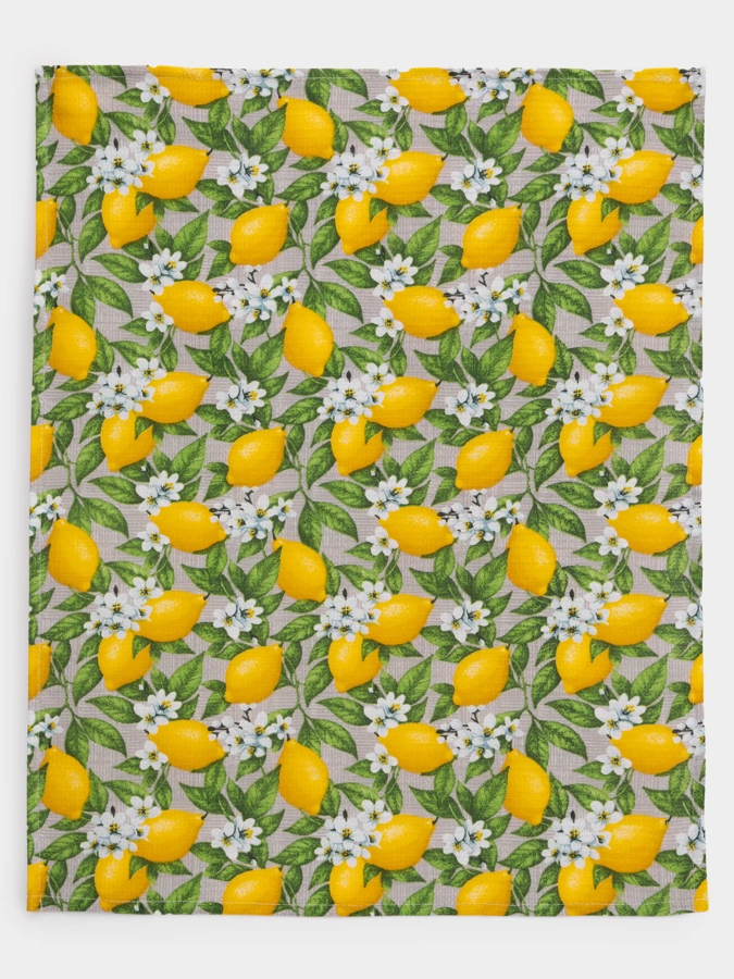 Набор вафельных полотенец Лимоны