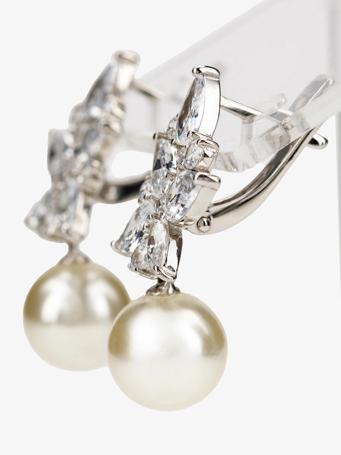 Серьги Жемчуг Swarovski