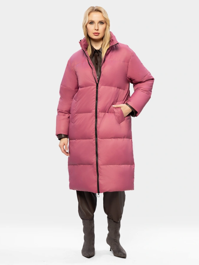 Пуховик длинный