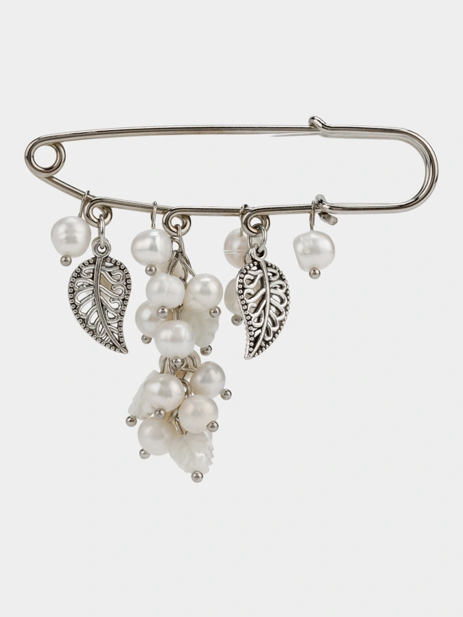 Брошь Перламутровые Гроздья