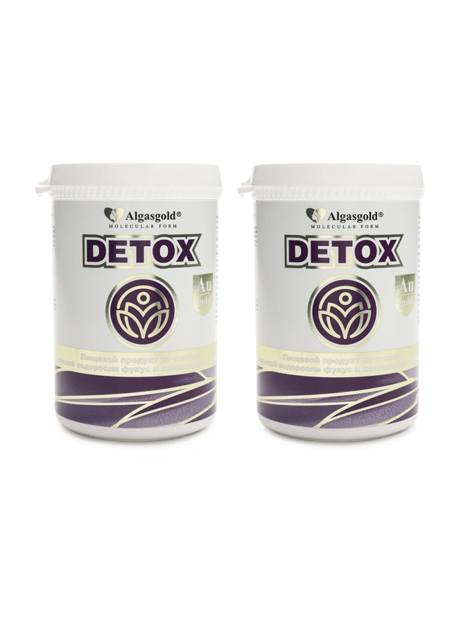 Гель Детокс для глубокого очищения организма от токсинов, шлаков, тяжелых металлов и паразитов, 2 упаковки