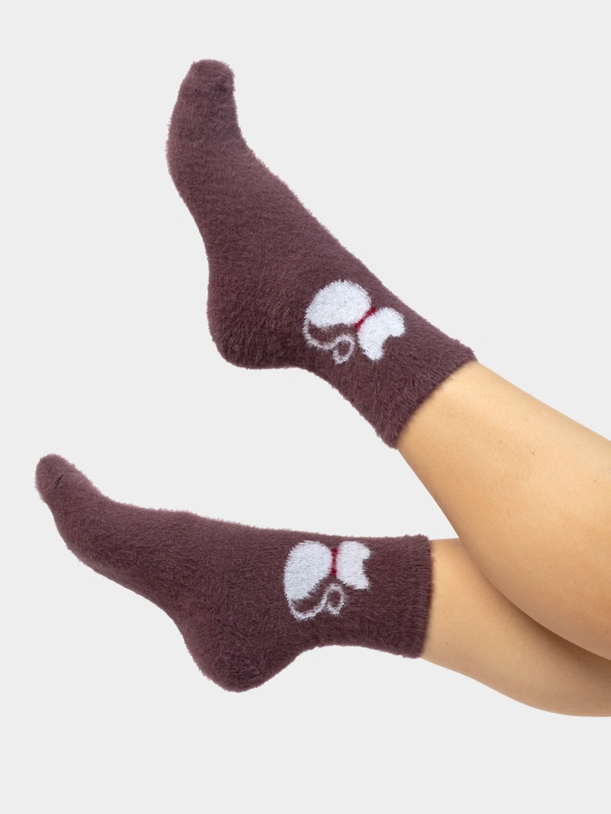 Носки принт Кошка, 2 шт