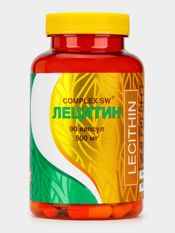 Лецитин для поддержки функций головного мозга, печени и периферической нервной системы, 1 упаковка