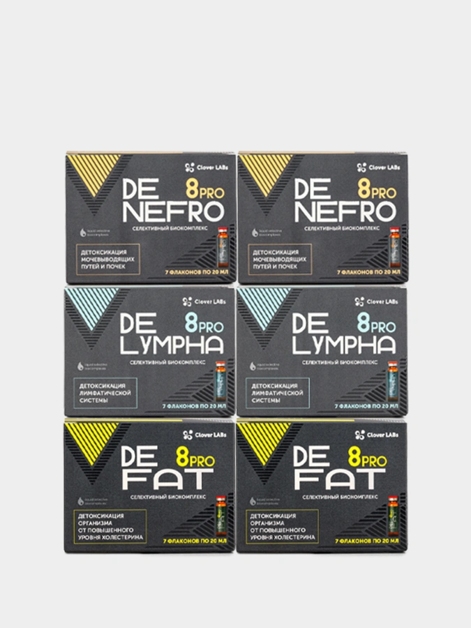 Селективный биокомплекс DeNefro 8pro, 7 флаконов по 20мл