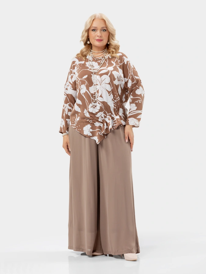 Блуза со сборкой