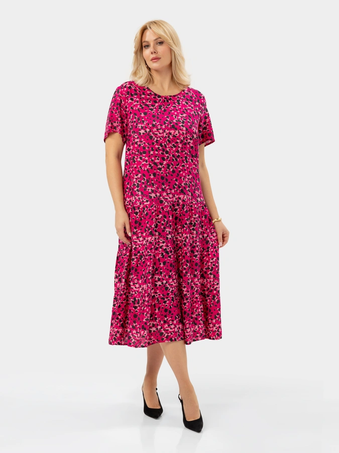 Платье с анималистичным принтом