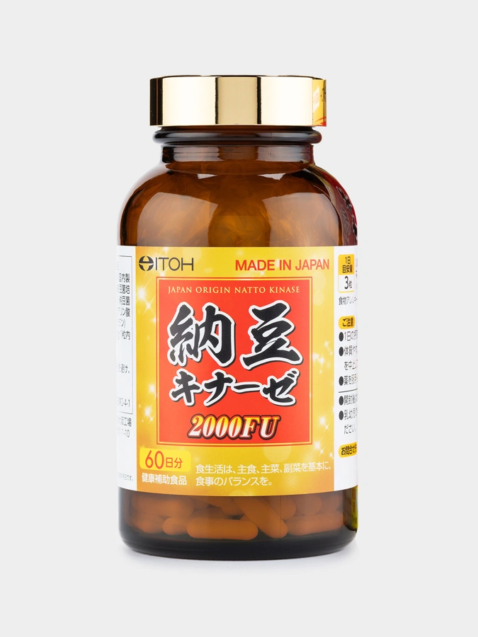 Наттокиназа для профилактики и поддержки сердечно-сосудистой системы, 1 упаковка