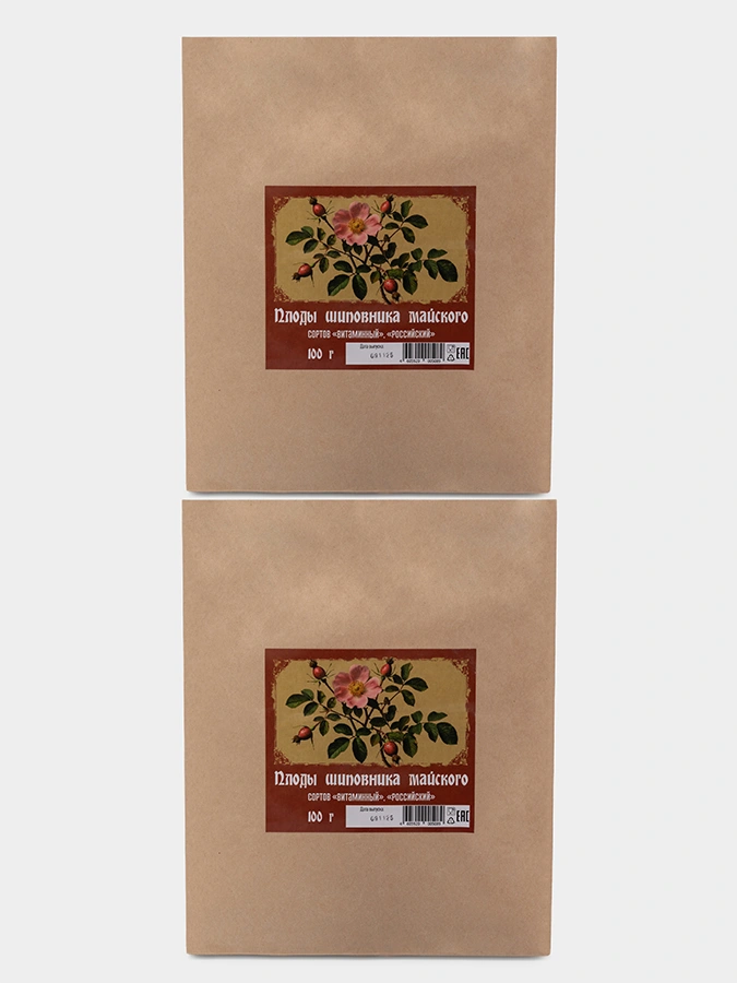БАД Плоды шиповника, 2 упаковки