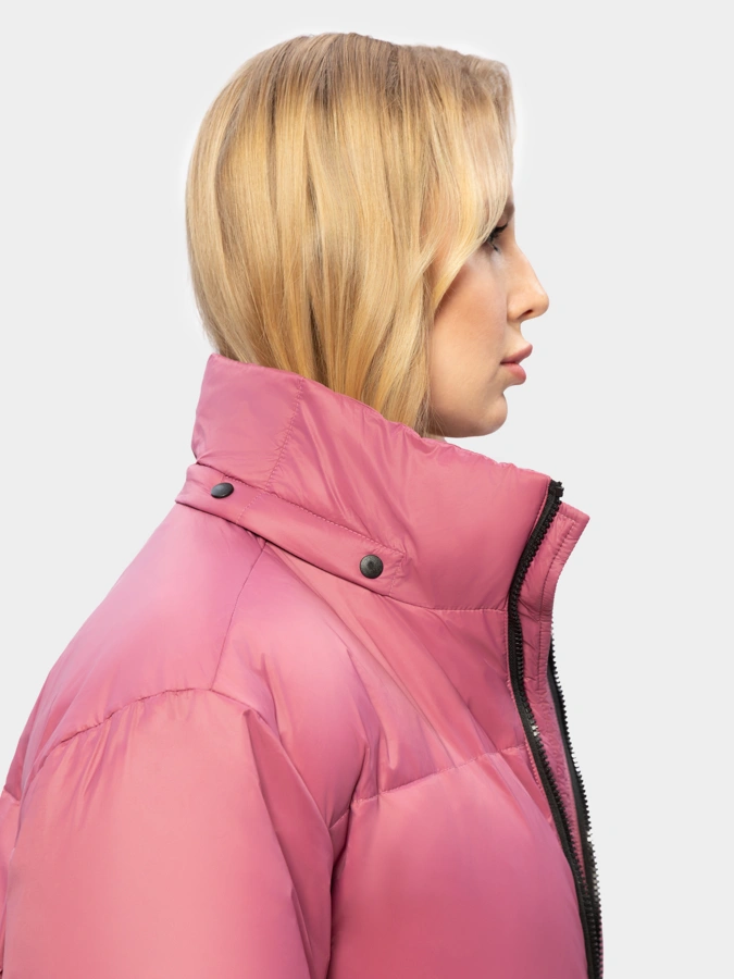 Пуховик длинный