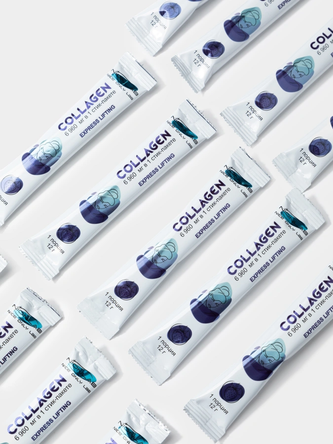 Коллаген для здоровой кожи с янтарной кислотой и биотином, 2 упаковки