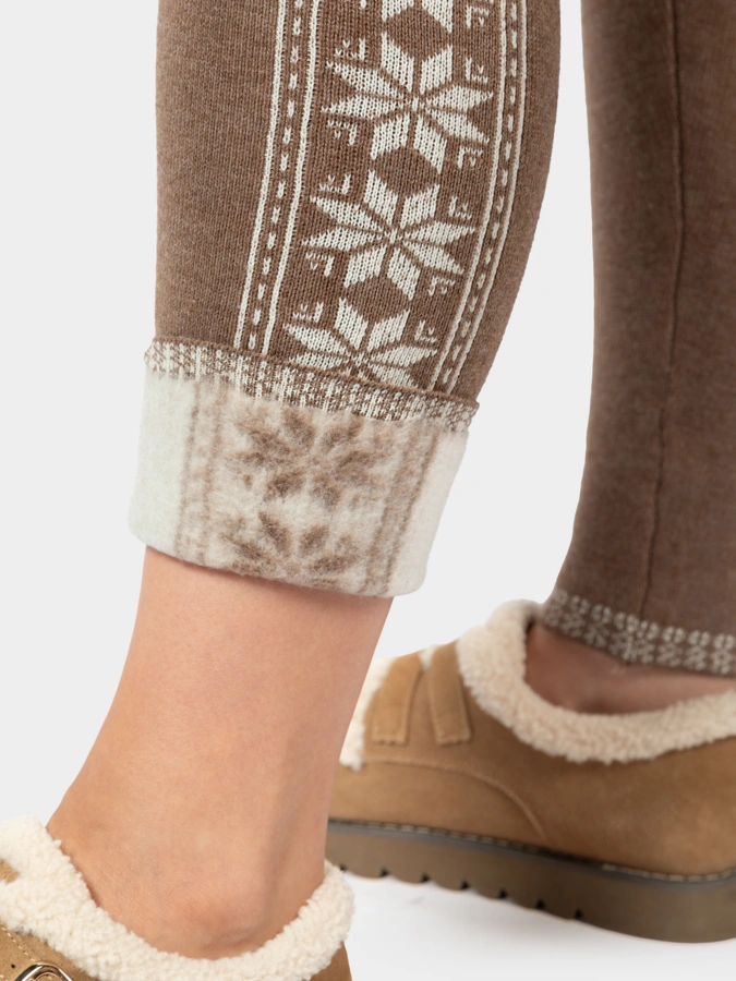 Теплые легинсы из верблюжьей шерсти Патриция