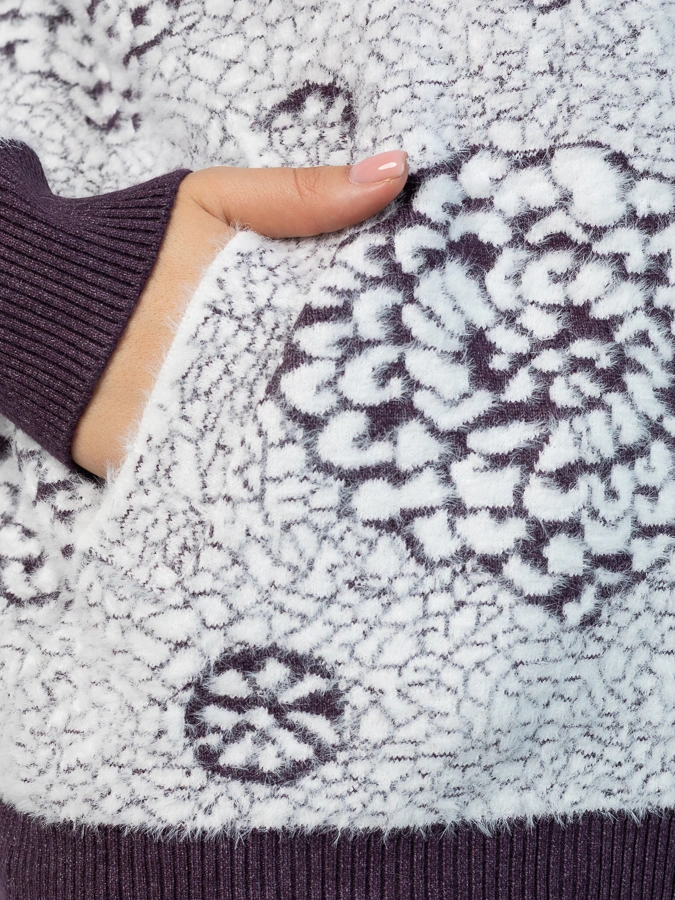 Кардиган на пуговицах с контрастной отделкой