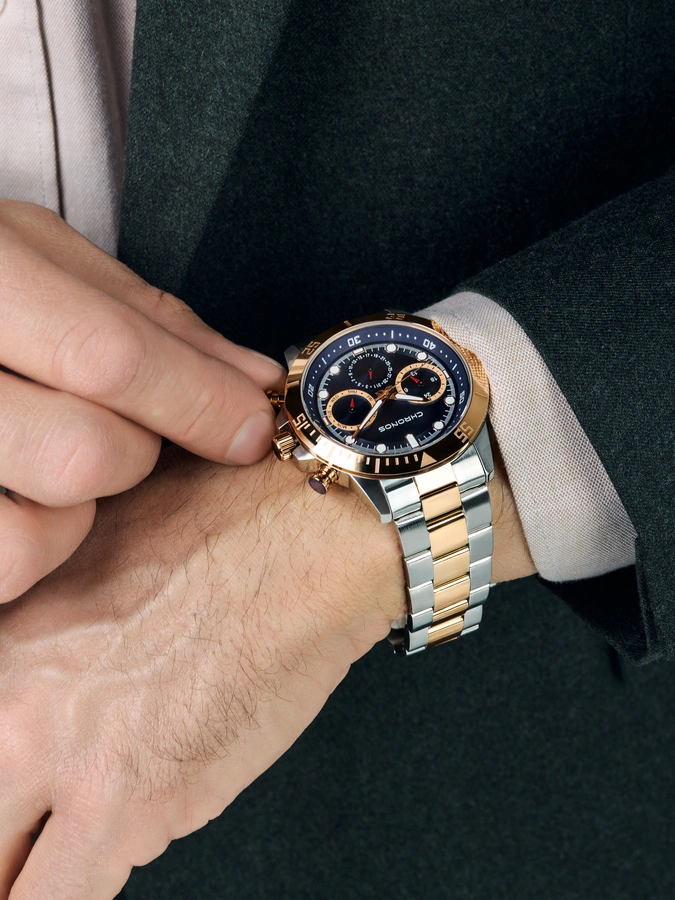 Мужские часы-хронограф CHRONOS