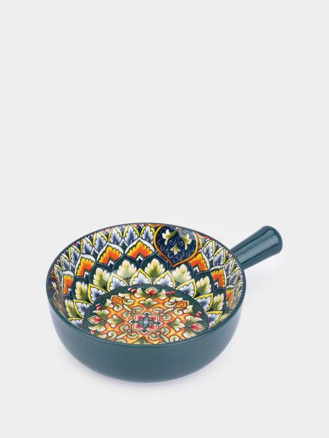 Кокотница с ручкой Арабеска