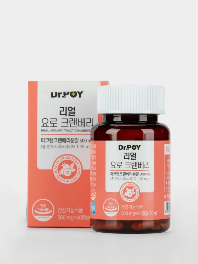 Dr.Poy Экстракт клюквы, 60 капсул