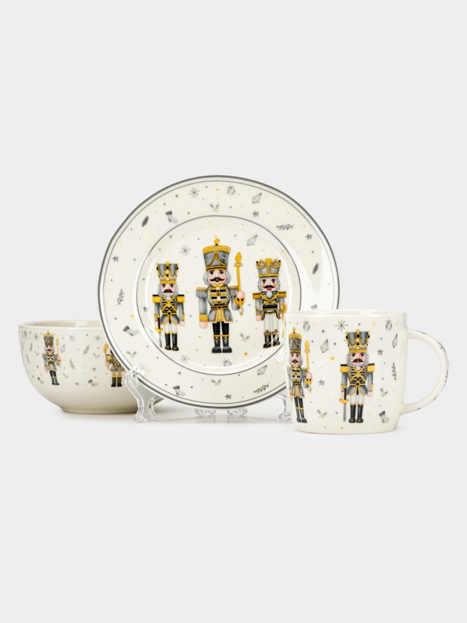 Набор посуды Щелкунчик, 3 предмета