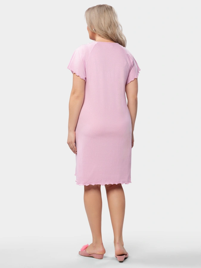 Сорочка из хлопка с принтом