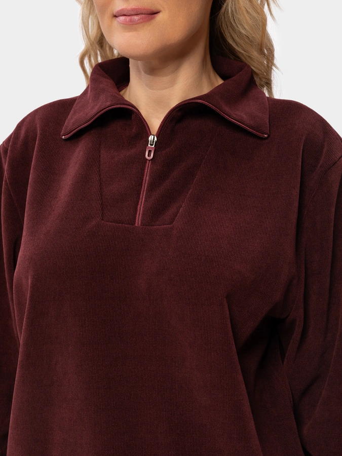 Джемпер с молнией