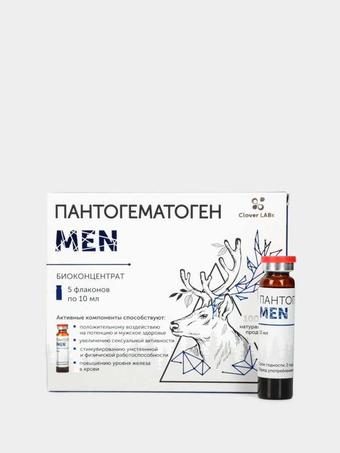 Пантогематоген Men Мужская сила, 50 мл