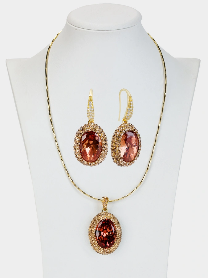 Комплект Соблазн (колье+серьги)