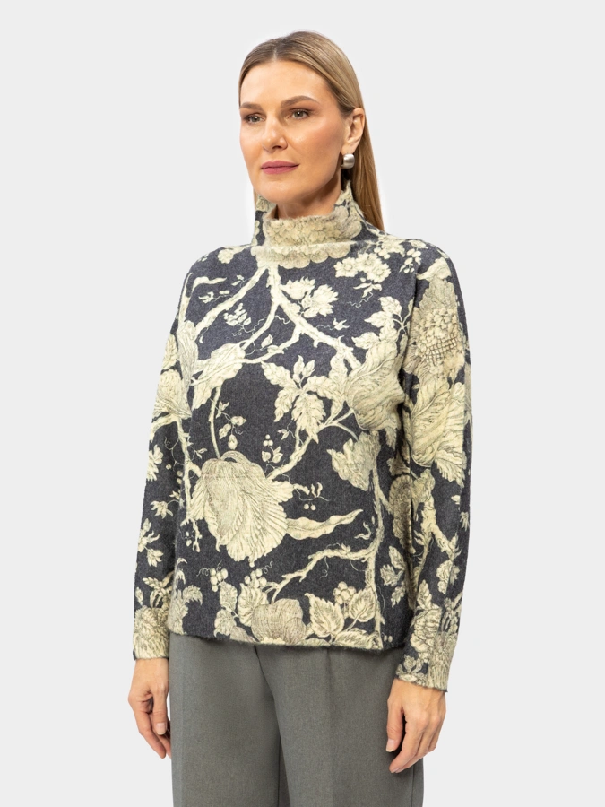 Джемпер принтованный