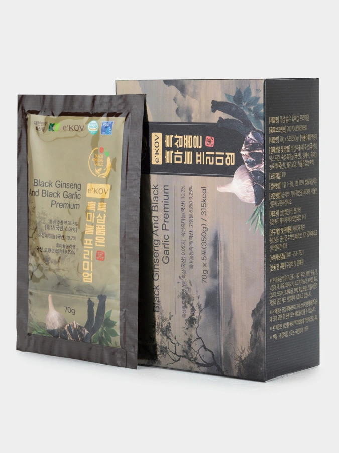 Сироп черного чеснока с черным женьшенем, 2 упаковки