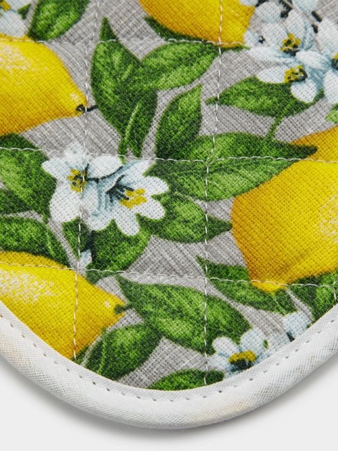 Набор: прихватка и рукавица Лимоны