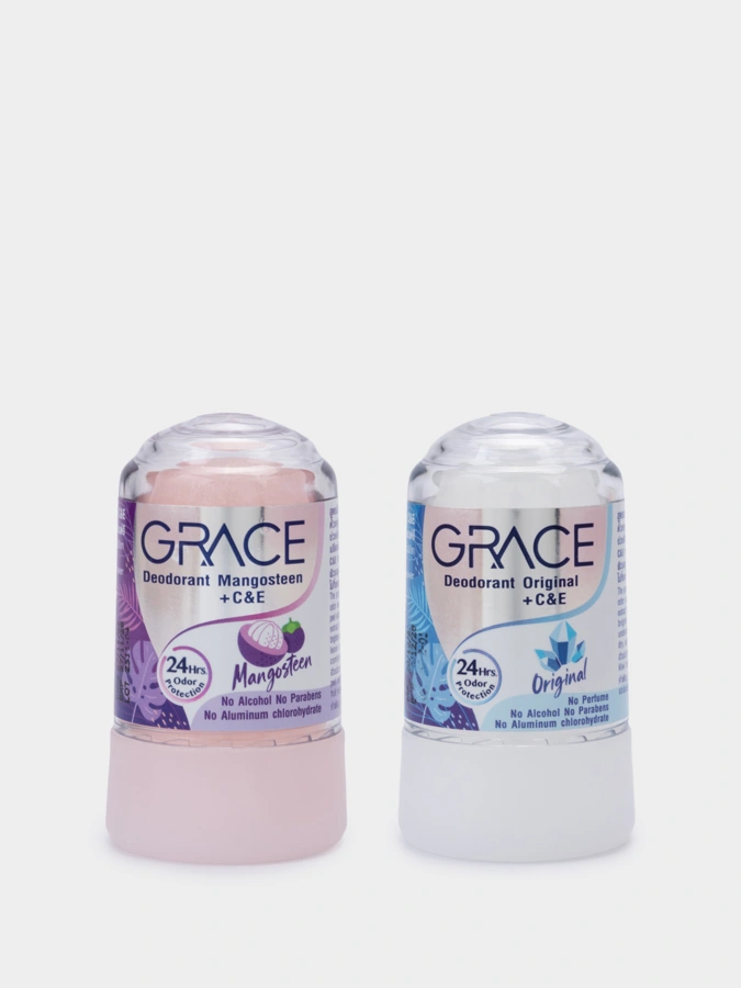 Набор Дезодорантов Grace кристаллический Мангостин + Натуральный